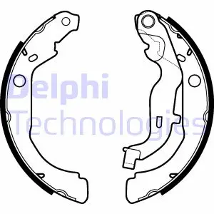 Гальмівна колодка Delphi LS2127