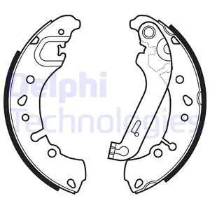 Гальмівна колодка Delphi LS2151
