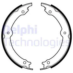 Гальмівна колодка Delphi LS2152