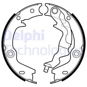 Гальмівна колодка Delphi LS2161