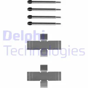 Монтажний комплект гальмівної накладки Delphi LX0006