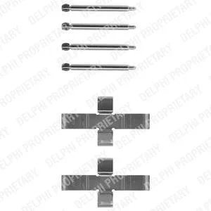 Комплектующие, колодки дискового тормоза DELPHI Delphi LX0047