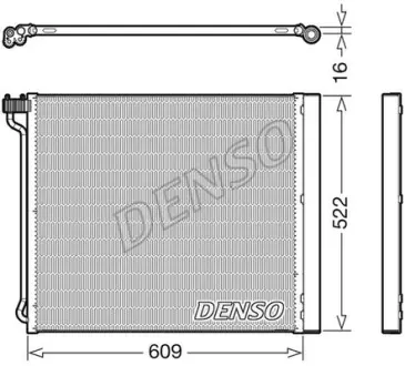 Конденсатор кондицiонера BMW X5/X6 "3,0-4,4 "09-19 ="" DENSO DCN05034