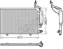 Конденсатор кондицiонера FORD Fiesta "1,0 "12-17 ="" DENSO DCN10050 (фото 1)