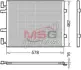 Радіатор кондиціонера 1.9DCI 8V, 2.0DCI 16V RENAULT Trafic 00-14; NISSAN Primastar 02-14; OPEL Vivaro 01-14 DENSO DCN20041 (фото 1)