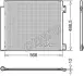 Конденсатор кондицiонера NISSAN/RENAULT Qashqai/Kadjar &quot;1,2-2,0 &quot;13&gt;&gt; =&quot;&quot; DENSO DCN46026 (фото 1)