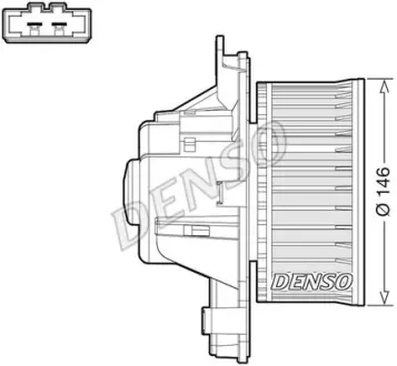 Вентилятор обігрівача CITROEN/DS/PEUGEOT DS5/DS5/3008 "1,2-2,0 "09-21 ="" DENSO DEA21014