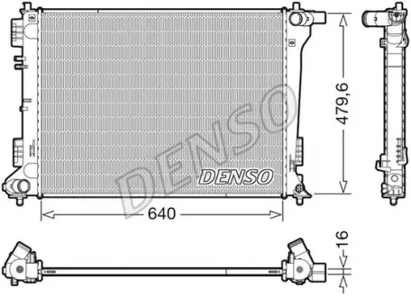A_Радіатор HYUNDAI/KIA Tucson/Sportage "2,0 "15-22 ="" DENSO DRM41019