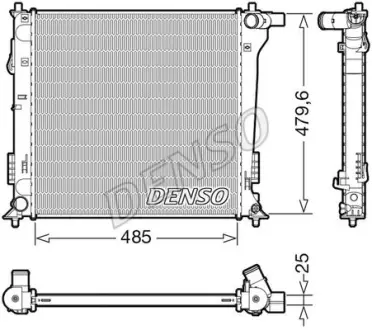 Радіатор HYUNDAI Tucson "1,6 "15-20 ="" DENSO DRM41020