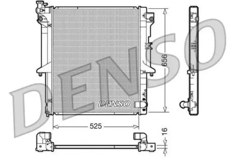 Радіатор MITSUBISHI L200 "2,5 "05-15 ="" DENSO DRM45017