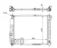 Радіатор охолодження двигуна AVEO/KALOS 1.2/1.4 05- AC +/- DEPO 007-017-0002 (фото 1)