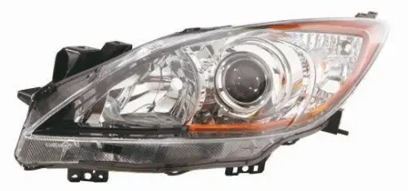 Фара права H11/HB3, мех./елек. [] DEPO 216-1158R-LDEM2