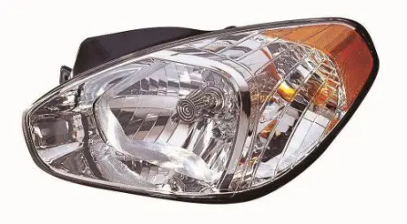 Фара лів. H4 з поворотником, авт. регулировка 06- [] 221-1140L-LD-EM DEPO 2211140LLDEM