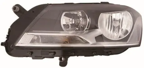 VW PASSAT 11/10- Фара перед. лів H7/H7 + поворот,автомат, + корректор, black trim [] DEPO 441-11G5LMLDEM2