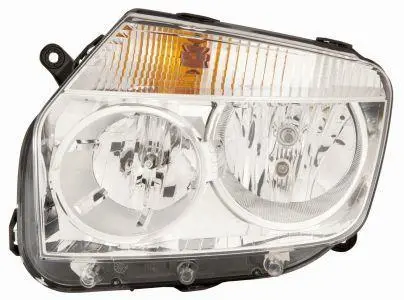 Фара права H7/H1, авт./мех.рег., хром.рамка [] DEPO 551-1186R-LDEM1