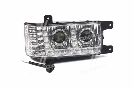 Фара КАМАЗ Евро 6520, 6511, 4308 LED с ДХВ правая н/зр <ДК> Dk-Дорожная Карта 31.3775 LED