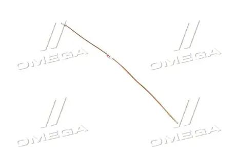Трубка гальмівна ГАЗ 3302,2705 (мідь) (задн.розводка права) L=885, М10х1,25 <ДК> Dk-Дорожная Карта 3302-3506040-01
