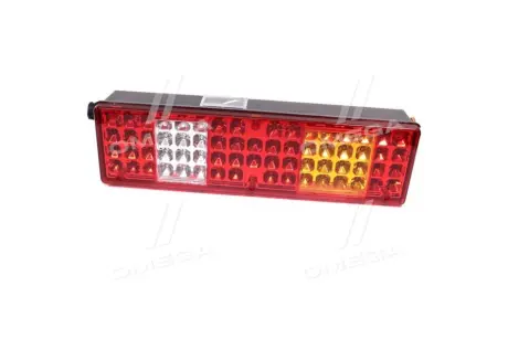Ліхтар МАЗ, КАМАЗ (ЄВРО) задн. лев. з боків. розташ. роз\'єму LED 24В <ДК> Dk-Дорожная Карта 7472.3716-1