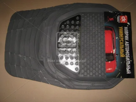 Килим гумовий UNI metel Сірий 5ШТ. / УП. <ДК> Dk-Дорожная Карта DK-3122GR
