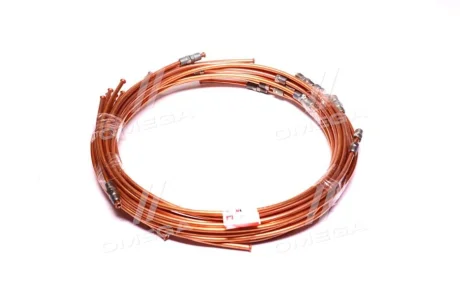 Трубка гальмівна ГАЗ 3307 компл. 12 трубок (мідні) <ДК> Dk-Дорожная Карта DK-35012