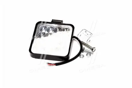 Фара LED квадратная 48W (16 диодов) (8.5см х 8.5см х 1.5см) 3D линза Mini <ДК> Dk-Дорожная Карта DK 3723