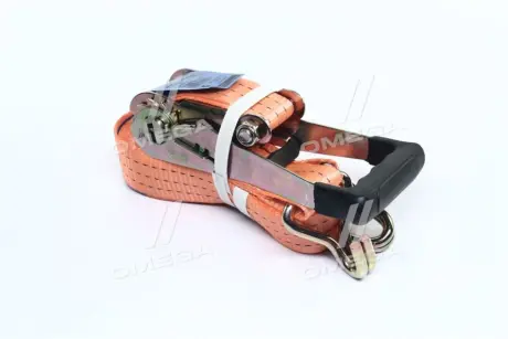 Стяжка вантажу, 3t. 50mm.x6m.(0.5+5.5) прогум. ручка <ДК> Dk-Дорожная Карта DK-3902
