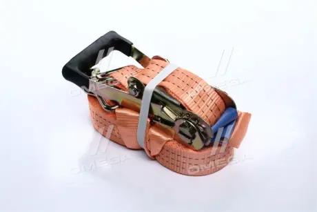 Стяжка вантажу, 3t. 50mm.x14m.(0.5+13.5) прогум. ручка <ДК> Dk-Дорожная Карта DK-3906