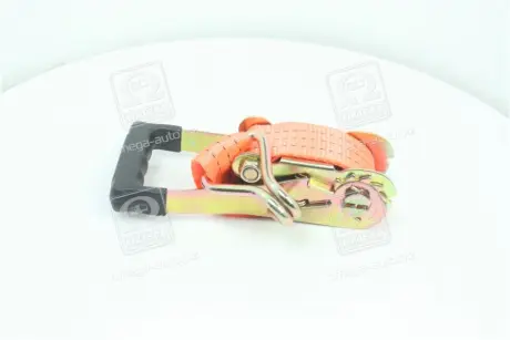 Стяжка вантажу 3t (тріскачка, гумова ручка, стрічка 50mm.x0.5m., гак) <ДК> Dk-Дорожная Карта DK-3947