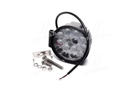 Фара LED додаткова 5D 12/24V/42W, 14 діодів (кругла) <ДК> Dk-Дорожная Карта DK.425D-R