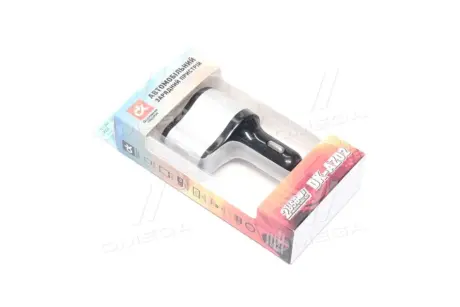 Автомобільний зарядний пристрій 2USB (12 / 24V - 5V 2,1A) і прикурювач (12/24 -5A 60W) <ДК> Dk-Дорожная Карта DK-AZ02