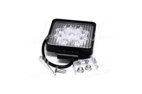Фара LED додаткова 12/24V/27W (9 діодів) (квадратна) СТАНДАРТ <ДК> Dk-Дорожная Карта DK B2-27W-STD