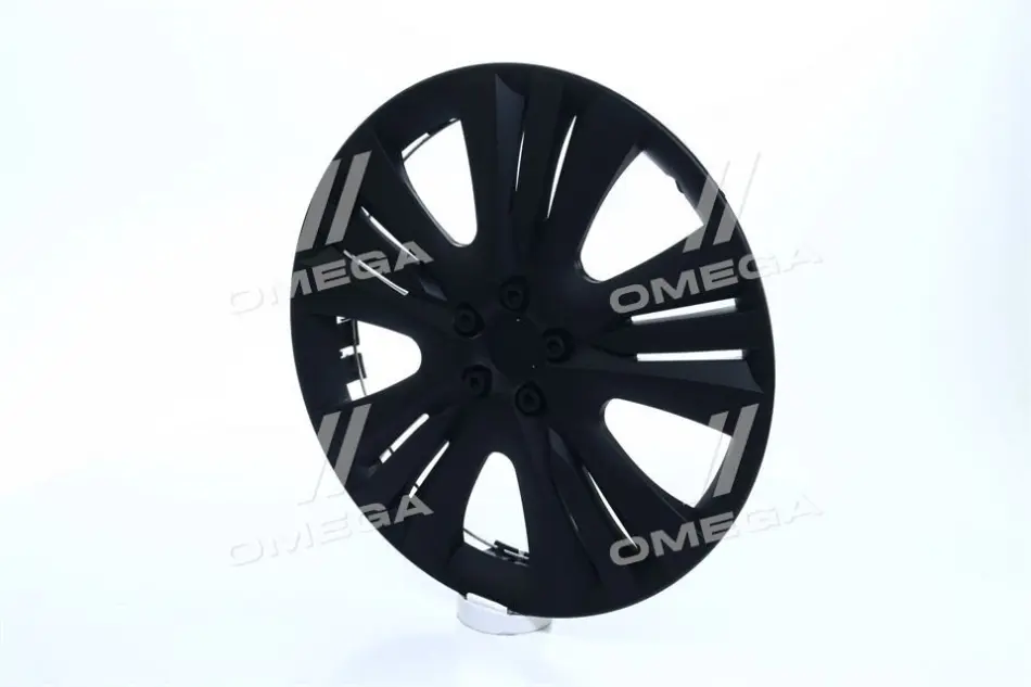 Ковпак колісний R13 LUX чорний <ДК> Dk-Дорожная Карта DK-R13LB (фото 1)