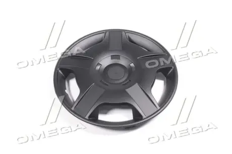 Колпак колісний R13 STAR чорний 1шт. <ДК> Dk-Дорожная Карта DK-R13SB