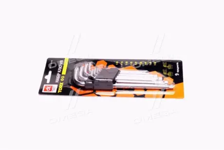 Набір ключів TORX 9 пр., Т10-50, L = 180 мм <ДК> Dk-Дорожная Карта DK-ST34-918