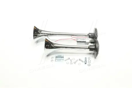 Сигнал дудка 2шт хром 230/295мм 24 <ДК> Dk-Дорожная Карта SL-1008C