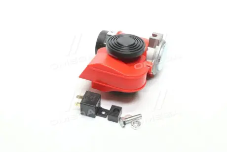 Сигнал улитка Nautilus мини красный без реле 12V <ДК> Dk-Дорожная Карта SL-1045R