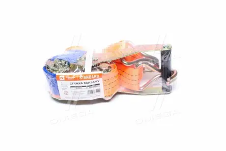 Стяжка вантажу, 3t. 50mm.x5m. (0.5 + 4.5) пластик. ручка STANDARD <ДК> Dk-Дорожная Карта ST-3913