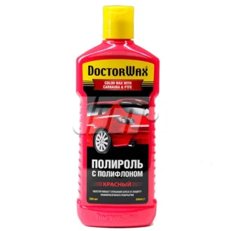 Кольорова поліроль із поліфлоном. Червона 300 мл Doctorwax DW8417