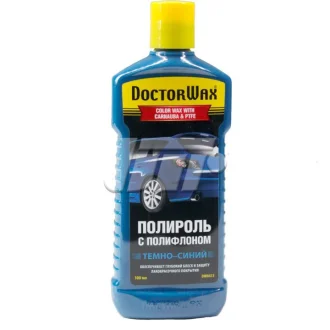 Кольорова поліроль із поліфлоном. Темно-синя 300 мл Doctorwax DW8433