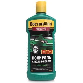 Кольорова поліроль із поліфлоном. Зелена 300 мл Doctorwax DW8449