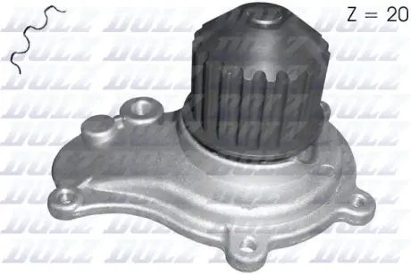 Помпа CHRYSLER/DODGE/JEEP Sebring/Stratus/Cherokee "2,4 "94-10 ="" DOLZ C141