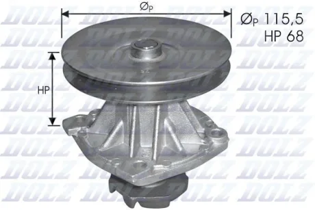 Помпа водяна Dolz DOLZ S135