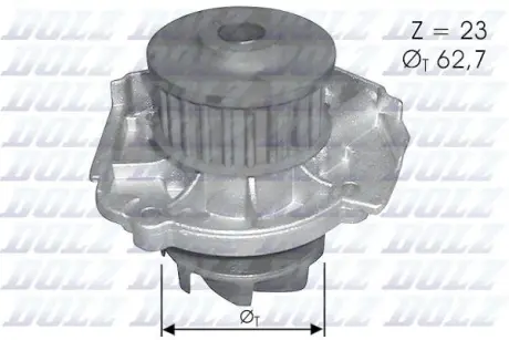 Помпа ABARTH/ALFA ROMEO/FIAT/LANCIA 500/Mito/Punto/Ypsilon "1,1-1,4 "97>> ="" DOLZ S319