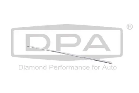 Молдинг двері передньої правої (хром) VW Passat (3C2) (05-10) DPA 88530810202