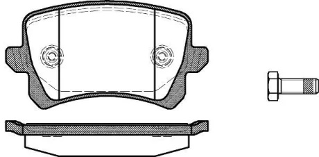 - Гальмівні колодки до дисків Drive+ DP1010.10.0760