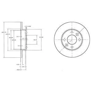 - Гальмівний диск (кратно 2) Drive+ DP1010.11.0009