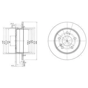 - Гальмівний диск (кратно 2) Drive+ DP1010.11.0020