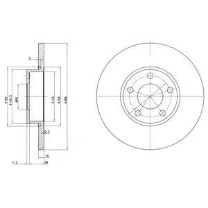 - Гальмівний диск (кратно 2) Drive+ DP1010.11.0079