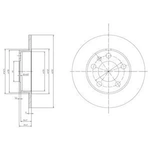 - Гальмівний диск (кратно 2) Drive+ DP1010.11.0091