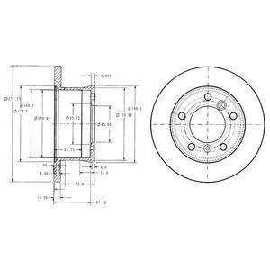- Гальмівний диск (кратно 2) Drive+ DP1010.11.0122